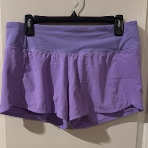 Lululemon purple shorts
